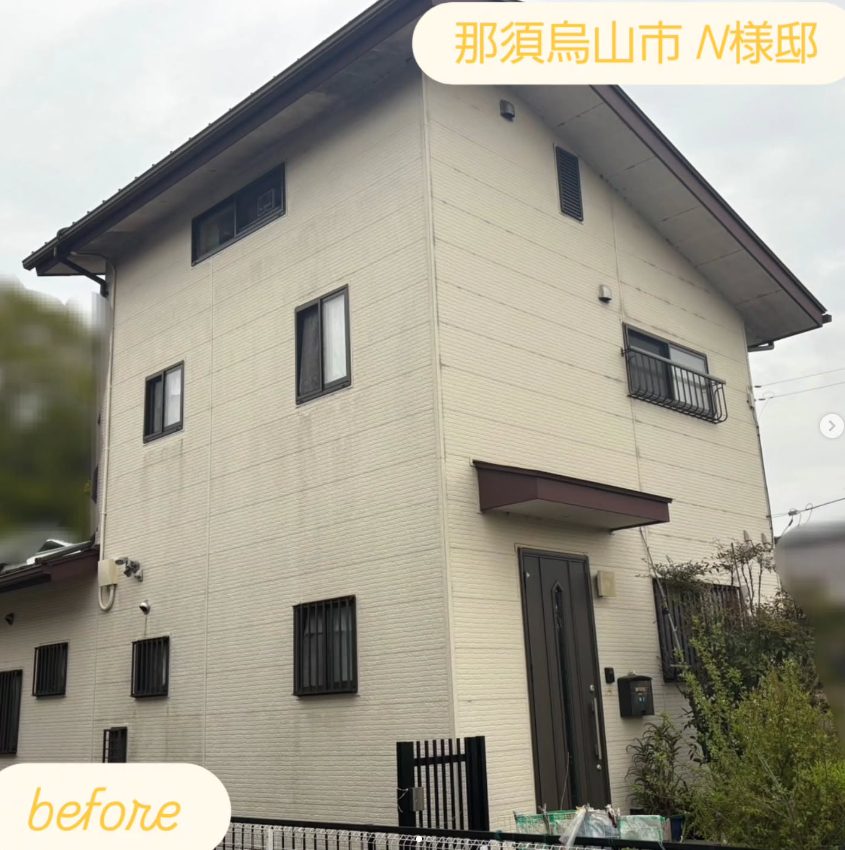 外壁塗装でお家が新築のように生まれ変わりました！_2